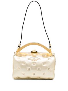 Moschino Inside Out leather shoulder bag