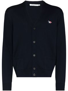 Maison Kitsuné button-up wool cardigan