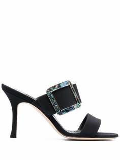 Manolo Blahnik buckle-detail open-toe sandals