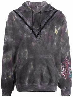 MCQ washed pullover hoodie