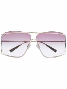 Max Mara oversize geometric-frame sunglasses