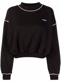 RED Valentino stitch-detailing sweatshirt