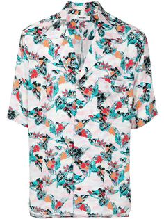 sulvam гавайская рубашка с цветочным принтом