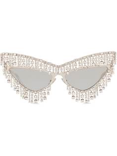 Dolce & Gabbana Eyewear солнцезащитные очки с кристаллами