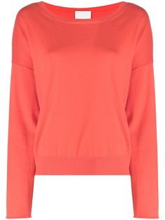 Allude джемпер с круглым вырезом