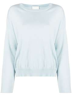 Allude джемпер тонкой вязки с круглым вырезом