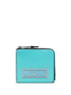 Moschino кошелек с нашивкой-логотипом
