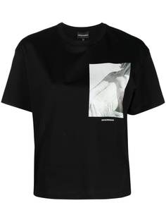 Emporio Armani футболка с графичным принтом