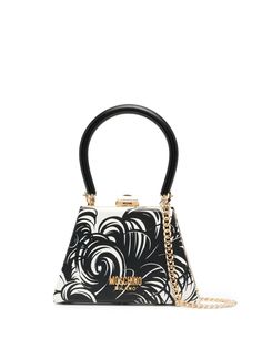 Moschino мини-сумка с принтом