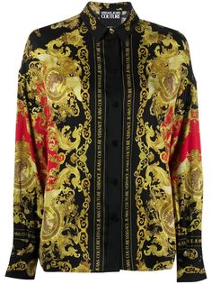 Versace Jeans Couture рубашка с узором