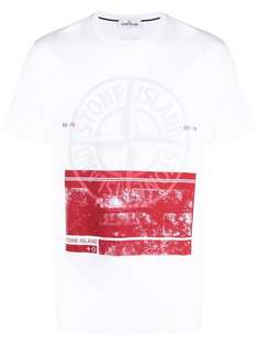 Stone Island футболка с нашивкой-логотипом