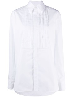 Jil Sander рубашка с плиссированной манишкой