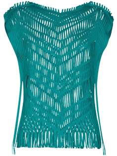 Issey Miyake топ Netting