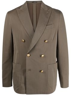 Lardini однобортный пиджак с узором шеврон