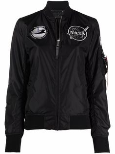 Alpha Industries куртка с нашивками NASA