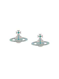 Vivienne Westwood серьги Kika Orb из позолоченного серебра
