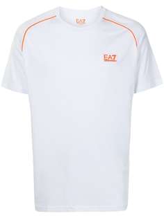 Ea7 Emporio Armani футболка с нашивкой-логотипом