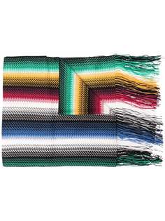 M Missoni шарф с узором шеврон