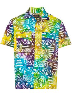 BEAMS PLUS рубашка с принтом тай-дай