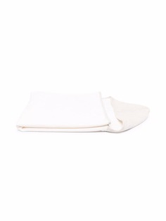 Brunello Cucinelli Kids одеяло с нашивкой-логотипом
