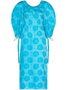 Rejina Pyo платье Ellis с объемными рукавами и цветочным принтом