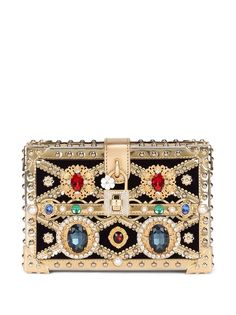 Dolce & Gabbana декорированный клатч Dolce Box