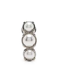 Dsquared2 серьга-клипса с искусственным жемчугом