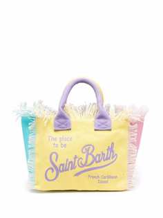 Mc2 Saint Barth Kids сумка-тоут в стиле колор-блок с логотипом