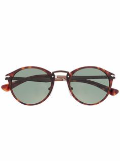 Persol солнцезащитные очки в круглой оправе черепаховой расцветки