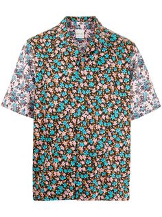 PAUL SMITH рубашка с цветочным принтом