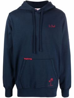 Mc2 Saint Barth худи с вышитым логотипом