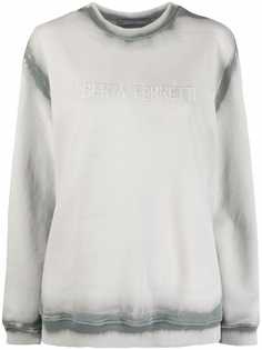 Alberta Ferretti толстовка с вышитым логотипом