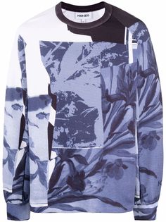 Kenzo толстовка Cut-Out Flowers