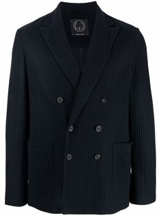 Tonello двубортный пиджак в рубчик