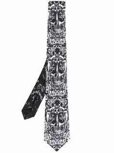 Philipp Plein галстук с принтом Baroque