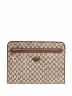 Gucci Pre-Owned портфель 1980-х годов с узором GG