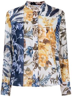 Zimmermann блузка с цветочным принтом