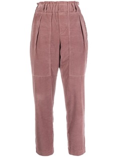 Brunello Cucinelli вельветовые брюки с завышенной талией