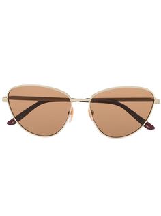 Gucci Eyewear солнцезащитные очки в овальной оправе