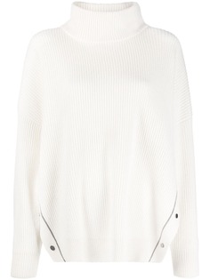 Brunello Cucinelli кашемировый джемпер с декором Monili