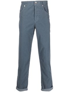 Brunello Cucinelli укороченные вельветовые брюки