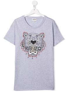 Kenzo Kids футболка с принтом Tiger