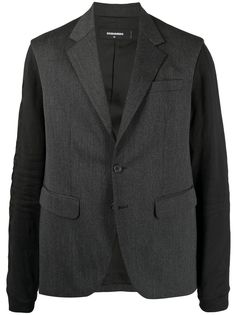 Dsquared2 пиджак с рукавами из джерси