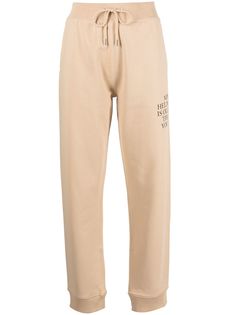 Helmut Lang спортивные брюки с надписью