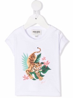 Kenzo Kids футболка с принтом