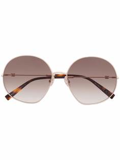 Max Mara oversize round-frame sunglasses