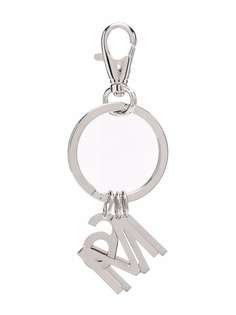 MM6 Maison Margiela logo lettering keyring