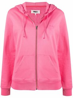 MM6 Maison Margiela zipped cotton hoodie