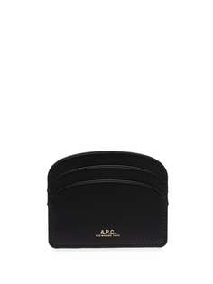 A.P.C. logo cardholder wallet