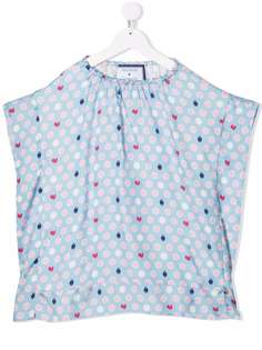 Simonetta polka dot-print mini dress